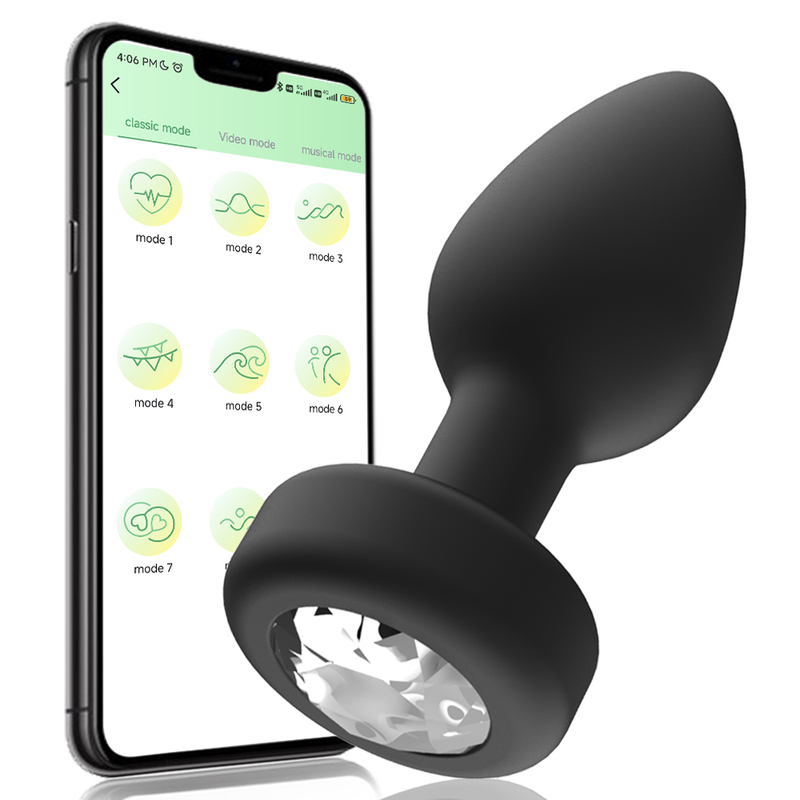 Anal APP Remote Vibrator Bluetooth Dildo Butt Plug Mænd Prostata Massager Kvinde G-punkt Stimulator A_voghion.com