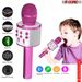 5CORE Bluetooth Wireless Karaoke Microphone All-in-One Portable Handheld Mic With Speaker Recorder Microfono Inalambrico WM SPK PNK_voghion.com