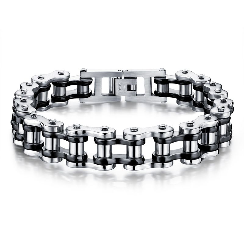 Rock Biker Chain For Men Hip Hop Bracelet Men Jewelry_voghion.com