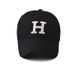Baseballkappe Snapback-Hut Übergröße Sonnenhut H-Buchstaben Frühling Herbst Baseballkappe Sportkappe Hip Hop Fitted Cap Hut Für_voghion.com