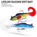 Simulated Lure Curved Tail Lead Fish Soft Bait 8.5cm 8.7g For Bass And Sea Fishing_voghion.com