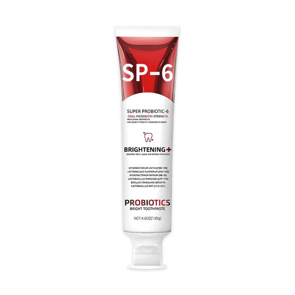 BARUBT Probiotic SP-6 Dentifricio Sbiancante Fresco Riduce l'alito cattivo Rimuove il giallo e le macchie sui denti_voghion.com