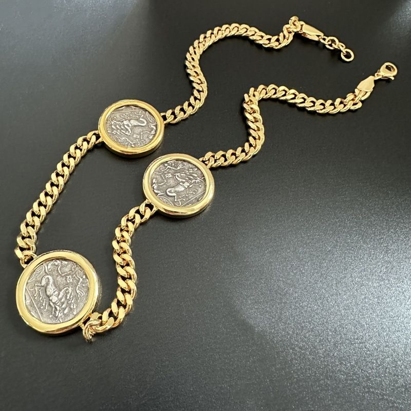 Collier Meouya Heavy Craft Cuban Thick Water Ze Goddess, pièce ancienne, chaîne de pull, bijoux pour femmes_voghion.com