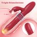 Vibrator Rabbit pentru femei, puternic punct G, telescopic, stimulator clitoridian rotativ, masturbator feminin, sexy pentru adulți_voghion.com