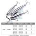 Lure Long Spinner Shore Casting Jig Feather Hook Quick Draw Mackerel Bass Whitebait Metal Bait_voghion.com