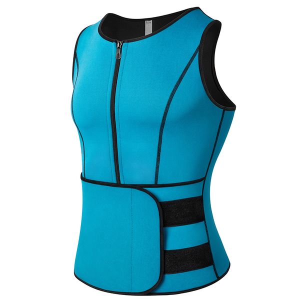 Taille Trainer Männer Weste Korsett Schweiß Sauna Anzug Abnehmen Hemd Body Shaper Gewicht Verlust Workout Tank Tops für Mu_voghion.com