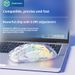 Digitex Digitex Forerunner Q8 Transparent Crystal Gaming Matte Wired Wireless Silent Six-Level Adjustment Mouse_voghion.com
