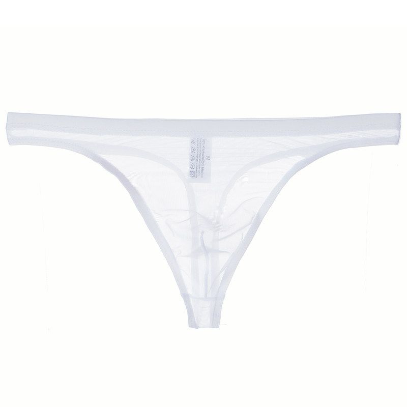Tanga transparente Beauty Junye Bare Sensation de malla fina, ropa interior sexy, tentadora y transpirable para hombres jóvenes._voghion.com