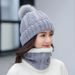 Cappello lavorato a maglia alla moda, antifreddo, alla moda, foderato in pile, stile coreano, per donne, versatile, invernale, per studenti, ciclismo_voghion.com