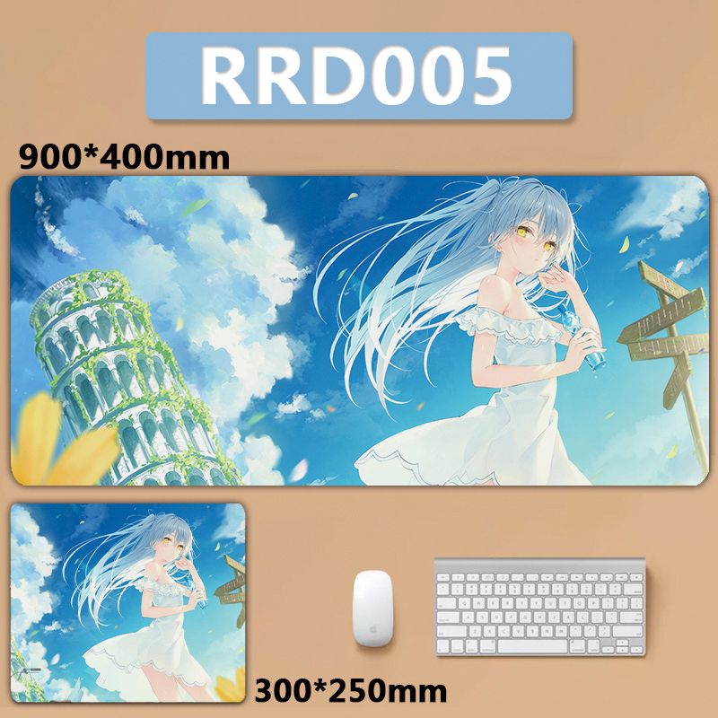 Unbeatable Quality Rurudo Large Scale Cool Loli Angel Police Little Devil Mouse Oversized Computer Desk Keyboard Pad_voghion.com