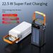 Power Bank Outdoor Solar Charger 22.5W Super Fast Charging 100000 MAh Large Capacity Portable Mobile Power Bank_voghion.com
