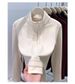 Half-Zip Stand Collar Fleece-Lined Long Sleeve Sweatshirt - Women's Thermal Base Layer For Fall & Winter_voghion.com