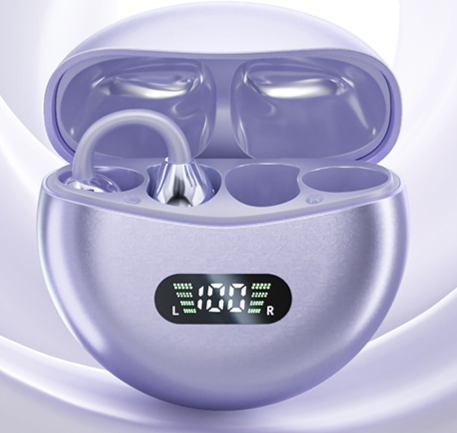 M79 Bluetooth-Kopfhörer 2024 – Neue kabellose Clip-On-Kopfhörer, nicht im Ohr, hochwertige Knochenleitung, ideal zum Laufen und für andere Sportarten_voghion.com