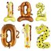Palloncini in foil a forma di animali da 18 e 40 pollici con numeri verticali – Palloncini in alluminio spesso di alta qualità per decorazioni di compleanno, Natale e feste_voghion.com