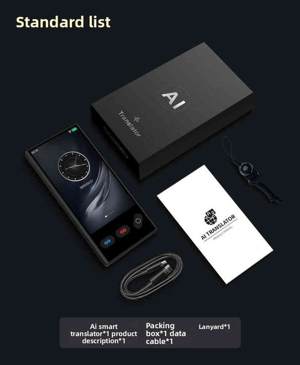 Smart Translator Offline No Network Needed Travel Abroad Portable Real-Time Multi-Language English Voice Photo_voghion.com