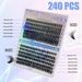 False Eyelashes Thick Single Cluster False Eyelashes Natural 30D40D Eyelashes DIY Segmented Eyelashes False Eyelashes Set_voghion.com