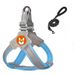 Saddle Style Pet Chest Harness Breathable Reflective Dog Leash_voghion.com