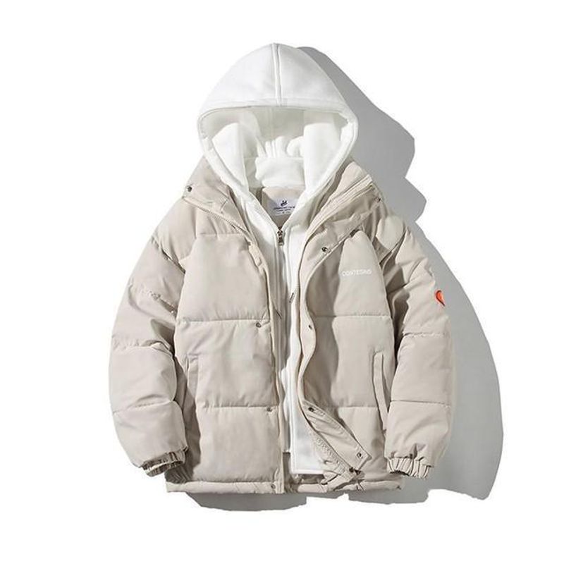 Frauen Winter Oversize Jacke 2023 Unten Baumwolle Gefütterte Mantel Weibliche Lose Beiläufige Mantel Weibliche Mode Mit Kapuze Kurze_voghion.com