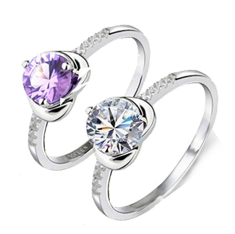 2016 New Purple AAA Zircon Heart-shaped Valentine's Day Gift Wedding Ring For Women_voghion.com