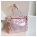 Ballet Style Drawstring Bow Transparent Large Capacity Pain Leisure DIY Decoration Shoulder Bag Student 250421_voghion.com