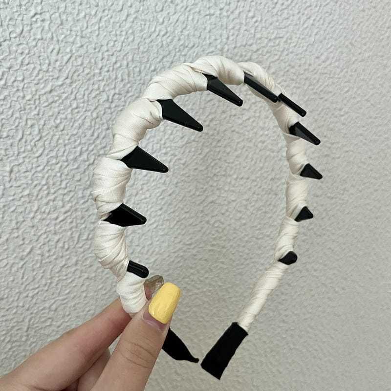 High-end Satin High Crown Headband With Thicker Sponge And Teeth, Suitable For Women's Spring And Summer Matchy-matchy Colors_voghion.com