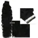 Malaysian Human Hair Extensions Machine Made Adhesive Loose Deep Curly Tape Remy Glue On_voghion.com
