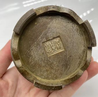 puhtast vasest käsitöö Cloison kolme jalaga viirukipõleti majapidamises pliidiplaat sandlipuu põleti Kodukaunistuse viirukipõleti_voghion.com