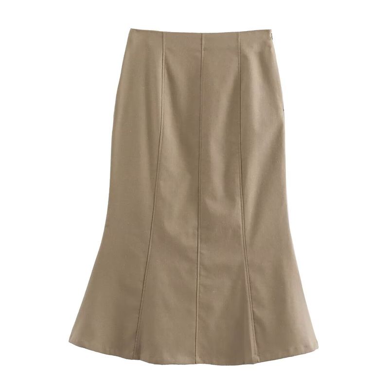 Women's Clothing lapel cardigan single-breasted vest + skirt fashion suit _voghion.com