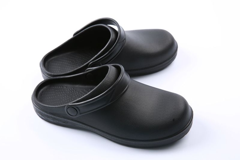 Pantofi de protecție Pantofi de lucru pentru ateliere de interior Pantofi de lucru pentru bărbați, rezistenți la uzură, impermeabili, rezistenți la ulei, pantofi de protecție a muncii, pantofi de bucătar anti-alunecare_voghion.com