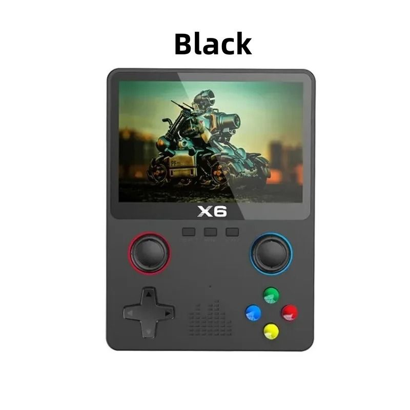 3,5 Zoll X6 IPS-Bildschirm Handheld-Player Dual-Joystick 10000+ Retro-Geräte Tragbare Spielkonsolen_voghion.com