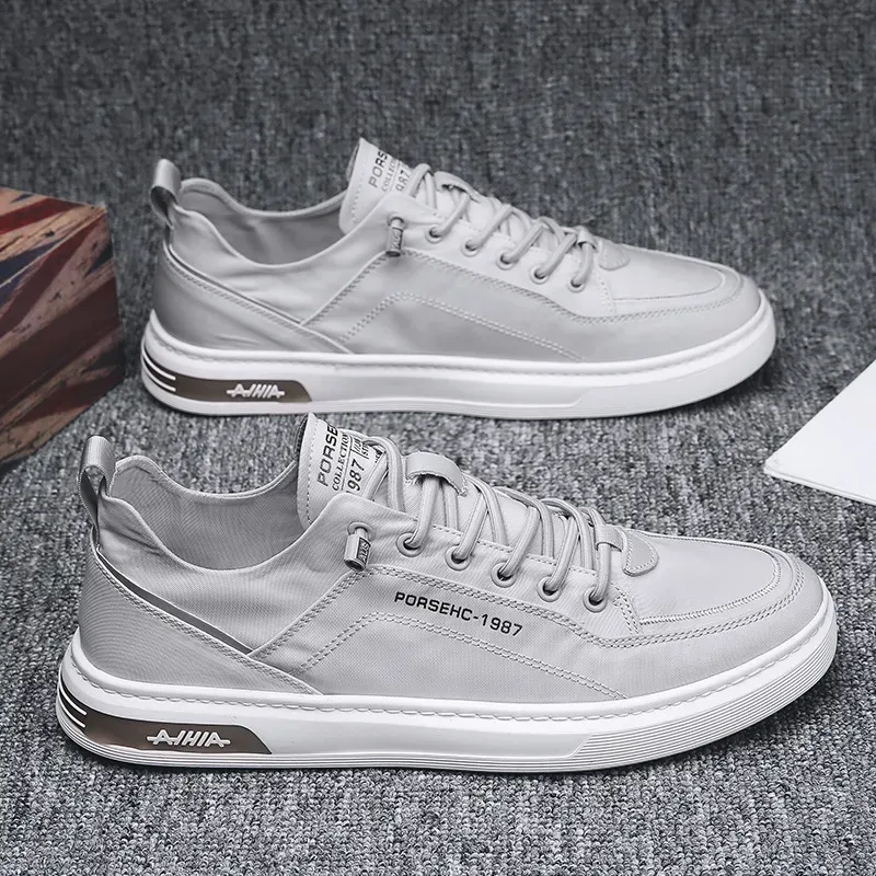 Herren Sommer Neue Mode Trend Herren Casual Tuch Mit Atmungsaktivem Board Canvas Herren Tide Schuhe_voghion.com