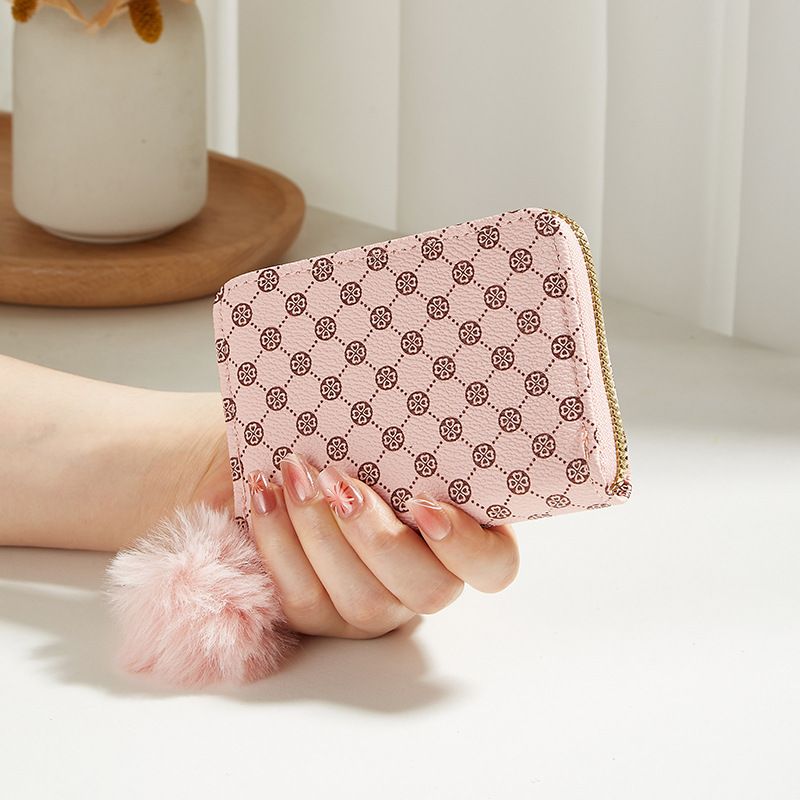 2024 new handbags women's zipper short style polka dot fashion simple coin purse_voghion.com