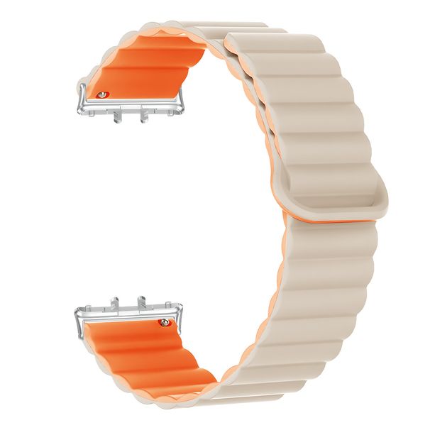 For Samsung Galaxy Fit3 Magnetic Silicone Loop Strap Samsung Fit3 Strap_voghion.com