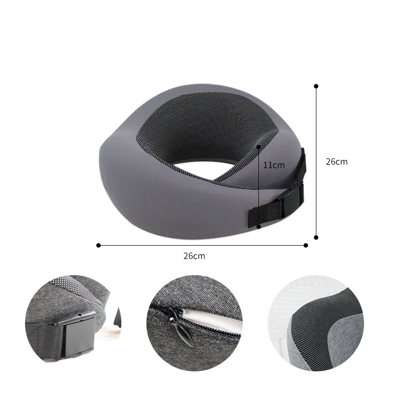 U Shaped Pillow Slow Rebound Memory Foam Travel Storage Neck Pillow Neck Pillow Cervical Vertebrae Airplane Pillow Pillow Core_voghion.com