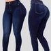 Women's Clothing Autumn And Winter New Women's Fashion Slim High Waist Elastic Skinny Jeans Women_voghion.com