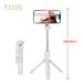 Mini bastone per selfie portatile con telecomando Bluetooth, treppiede per streaming live, supporto da tavolo per telefono_voghion.com