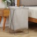 Home Storage Box Steel Hamper Folding Dirty Laundry Basket Iron Frame_voghion.com