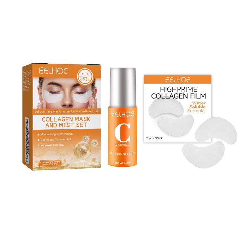 EELHOE Spray Set Care Collagen Nourishing Eye Mask_voghion.com