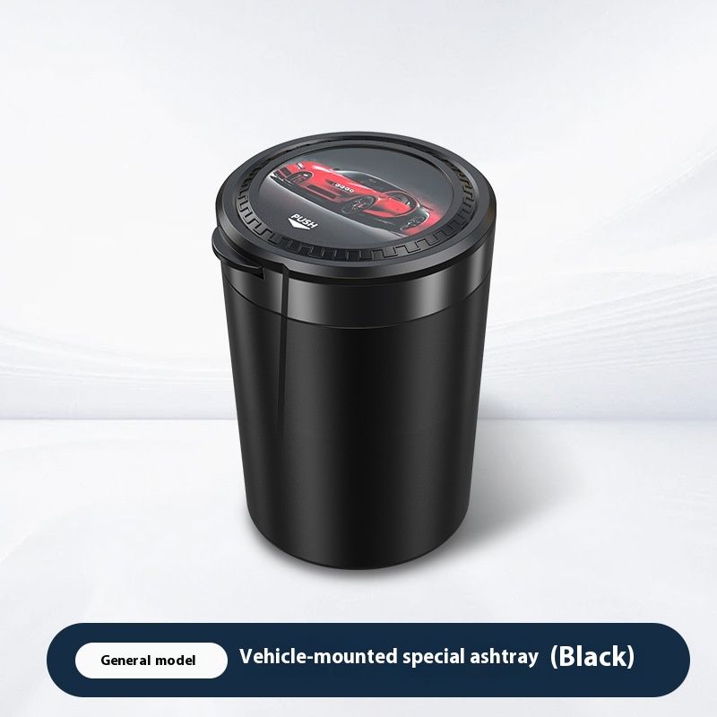Otomotiv malzemeleri, küllük, ışıklı çok işlevli LED, araç kullanımı için taşınabilir, tek tıklamayla açılan kapak, kişiselleştirilmiş_voghion.com