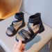 Children's Shoes Girls Sandals Summer New Children's Roman Shoes Princess Middle And Large Children Girl Soft Sole Fashion Beach Shoes Trend_voghion.com