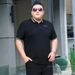 Férfi ruházat plus size hajtókás rövid ujjú póló extra nagy üzleti lezser póló félujjas póló 7XL_voghion.com