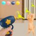Funny Cat Toy Interactive Launch Pet Training Toy For Kitten Mini Flying Disc Shooting Gun Chasing Games Cat Toys Pet Supplies_voghion.com