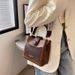 Niche Fashion Handheld Shoulder Women's Bags In Europe And The United States Trend Crossbody Hitched Retro Bucket Bag_voghion.com
