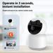 Tuya Smart WiFi Security Camera With 360° Rotation, 1080P/3MP/5MP HD Video, Night Vision, Remote Control, TF Card Storage_voghion.com