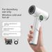 Portable USB Rechargeable Hair Dryer - 200W Fast Drying, 3 Speed & Heat Settings, Lightweight For Travel/Dorm, Overheat Protection_voghion.com