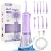 Waasserdicht Elektresch Waasser Flosser mat Jet Tipps fir Zänn Whitening an Oral Gesondheet - Perfekt fir Heem a Rees_voghion.com
