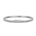 Bracciale tennis di lusso di alta qualità con chiusura nascosta in argento puro Linglang S con diamanti per donna, intarsiato con zirconi_voghion.com