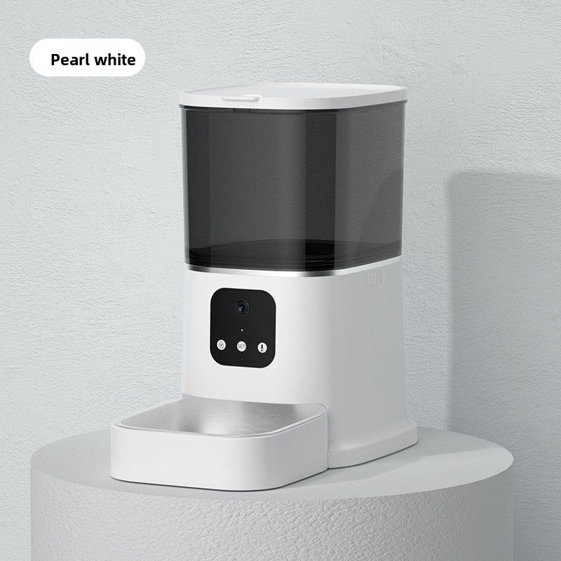Alimentador automático para animais de estimação de grande capacidade de 6L com temporizador, botão e WiFi - adequado para cães e gatos_voghion.com