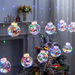 LED-Vorhang Lichterkette Ball Weihnachtsmann Weihnachten Weihnachtsdekoration für Zuhause Weihnachtsbaumschmuck Noel Neujahr 2023 Navidad_voghion.com