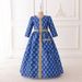 Children's Dress With Printed Waist And Long Sleeves For Small And Medium Sized Children Plus Bag Long Skirt Suit_voghion.com